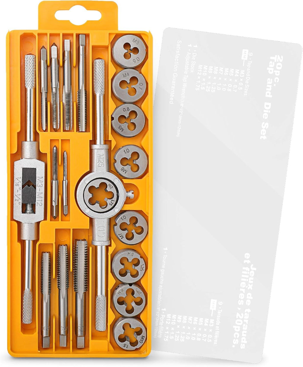 39 Piece SAE & Metric Tap & Die Set B6734