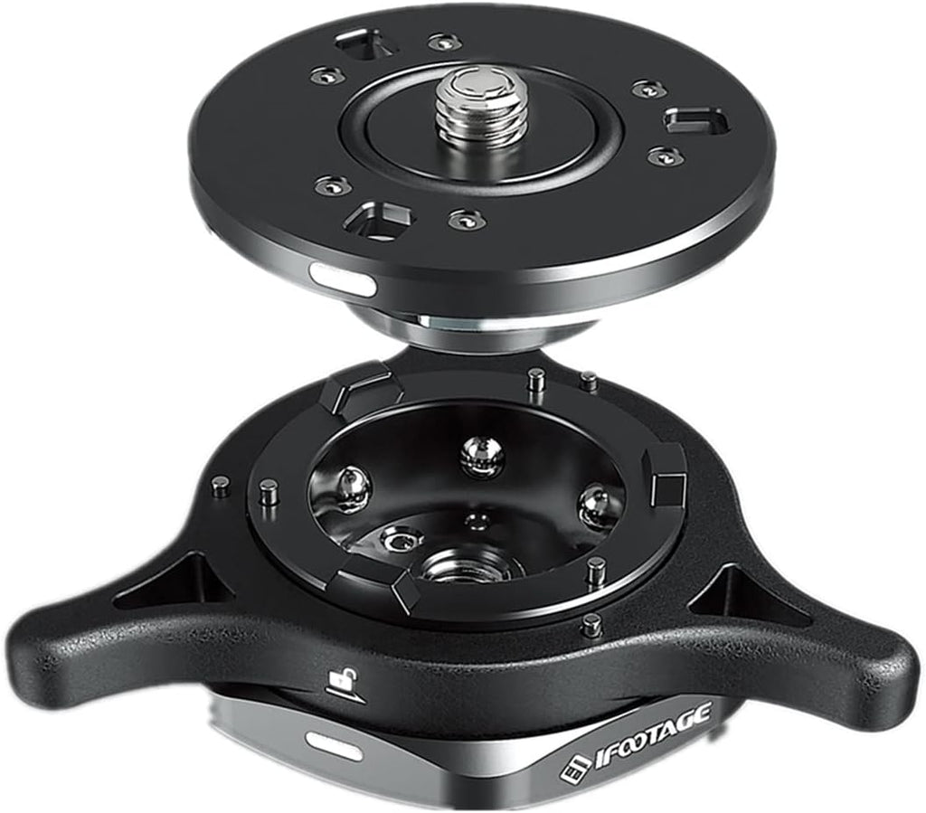 Quick Release Plate with 1/4 3/8 Screw V6154