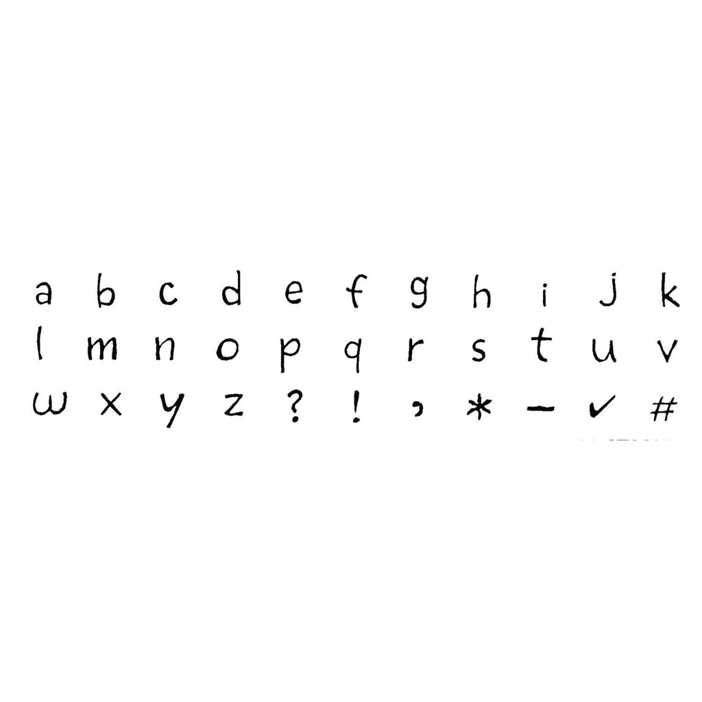 Lowercase Stamp Set 3mm M650298