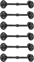 Black Wrought Iron Cabin Hook Eye 7 Inches Long Pack of 6 D911692
