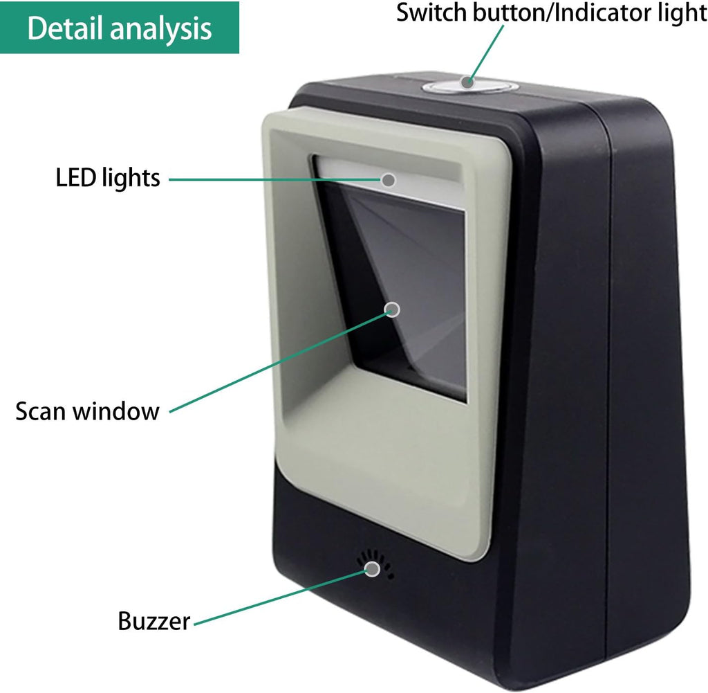 Hands-Free USB Barcode Scanner L19659