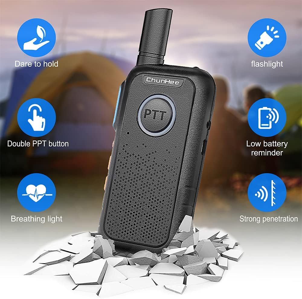 Wireless Intercom System 1.5 Miles 16 Channel 2 Pack E821