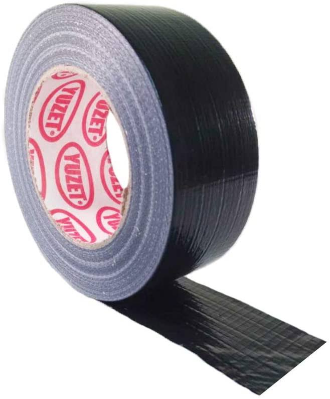 Black Single Sided Carpet Tape 50mm x 50m V554