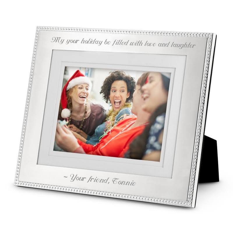 Silver Beaded 8 x 10 Frame J737