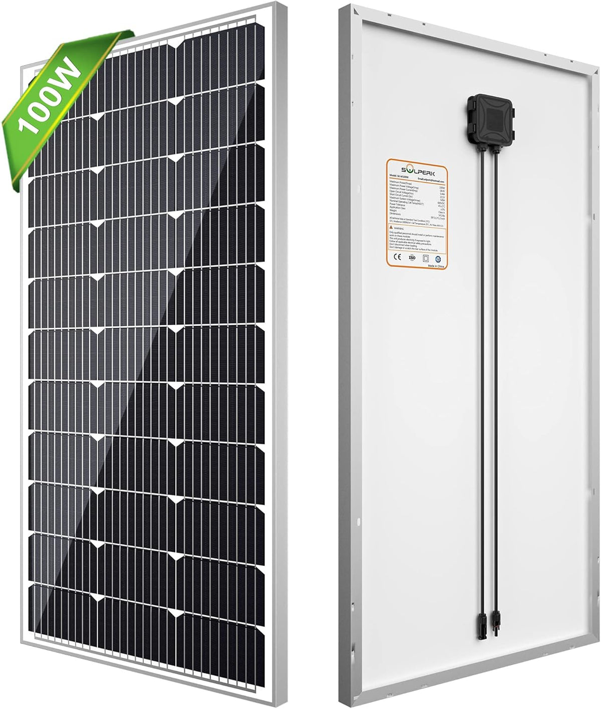 30W 12V Solar Panel Kit with Waterproof Controller and Adjustable Mount Bracket X97202