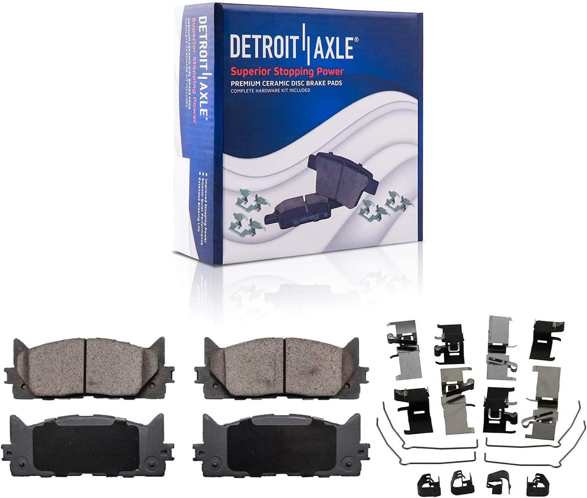 Front & Rear Ceramic Brake Pads 4pc Set N55307
