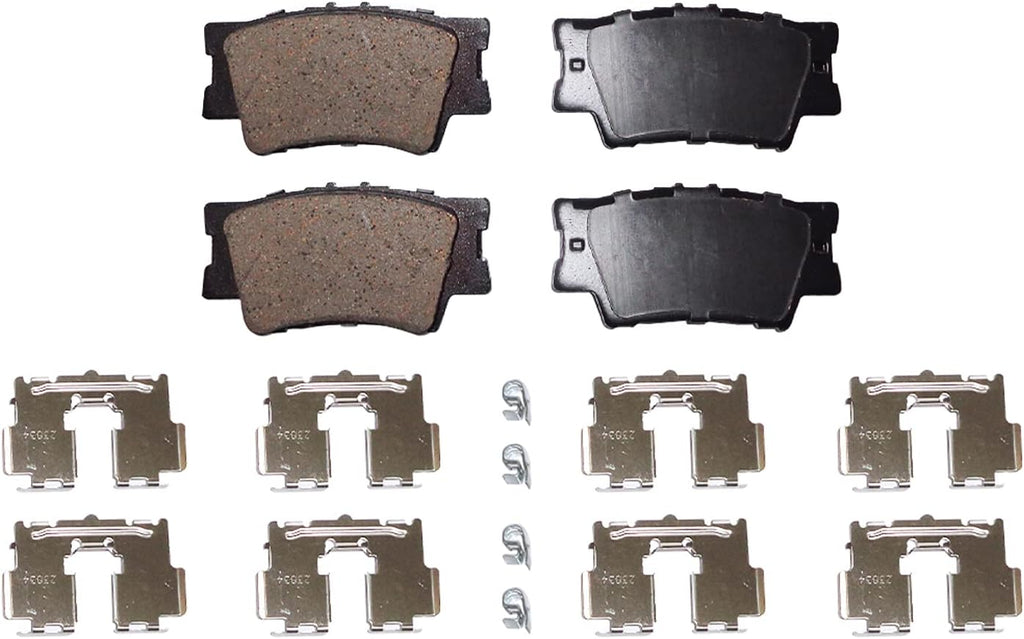 Front & Rear Ceramic Brake Pads 4pc Set N55307