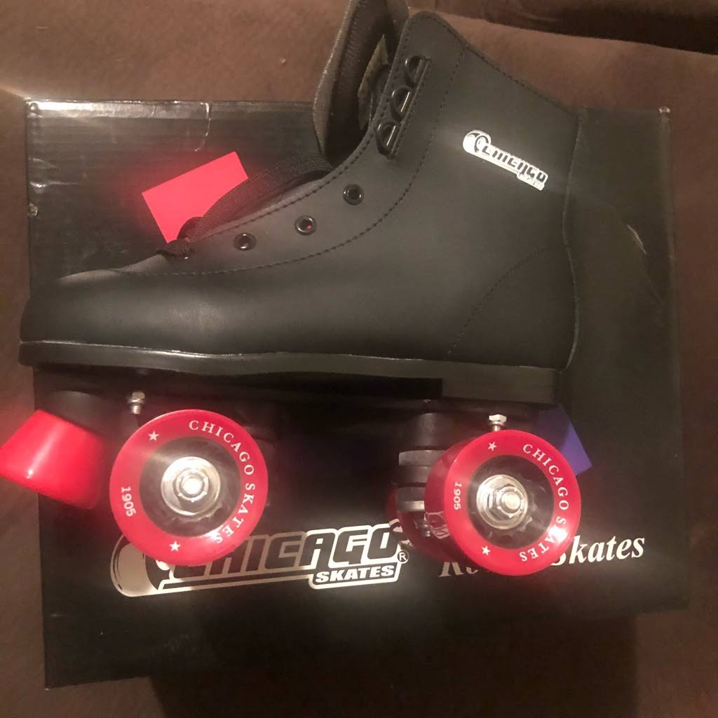 Black Size 4 Skates J173
