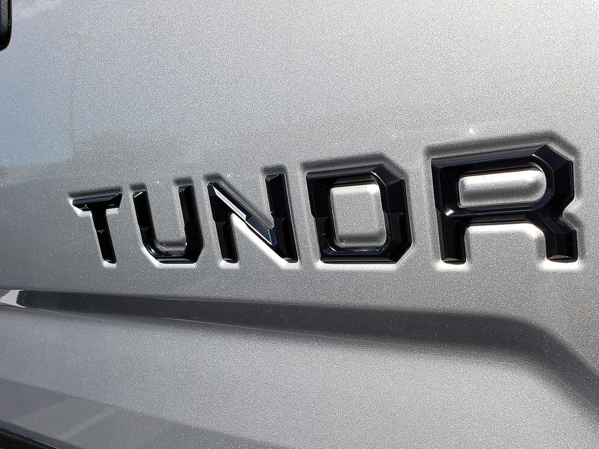 Matte Black Tailgate Insert Letters R163489