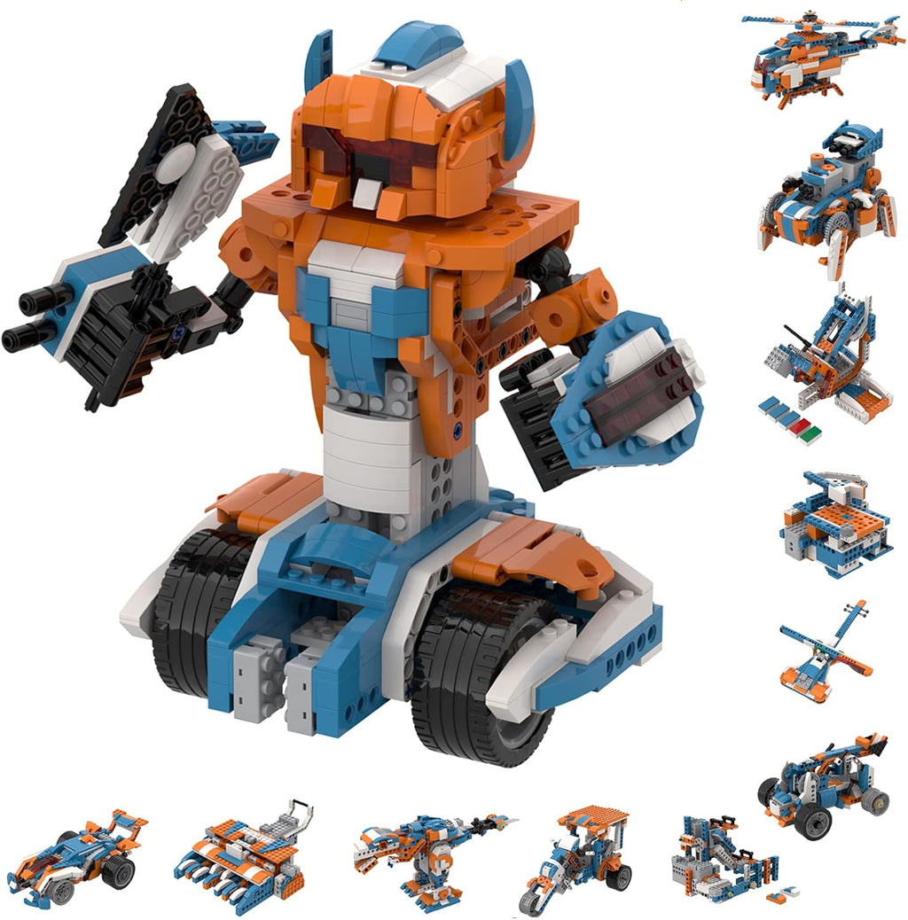 12-in-1 Coding Robot Stem Learning Toys Building Blocks D76774