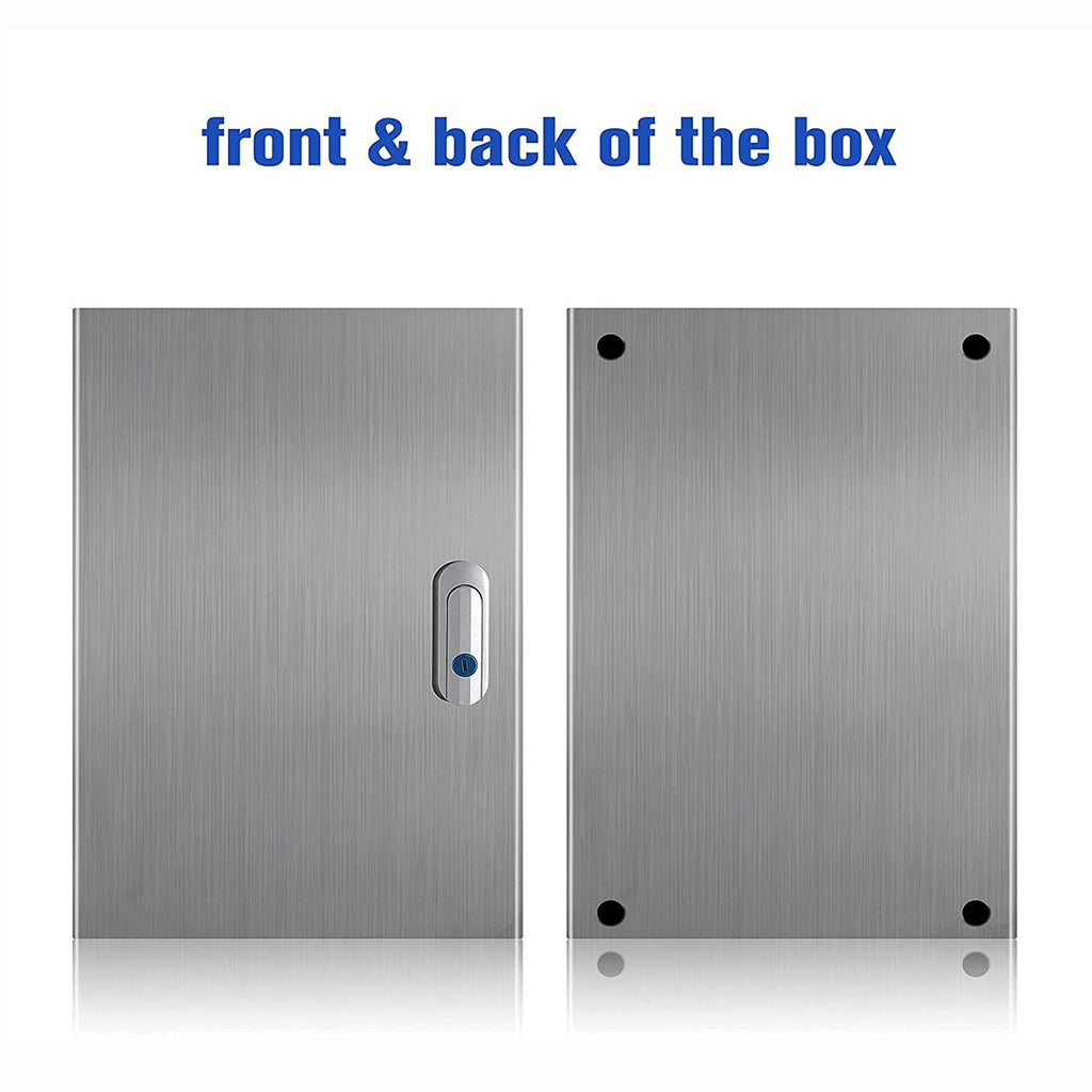 304 Stainless Steel IP65 Waterproof Junction Box with Lock Y273
