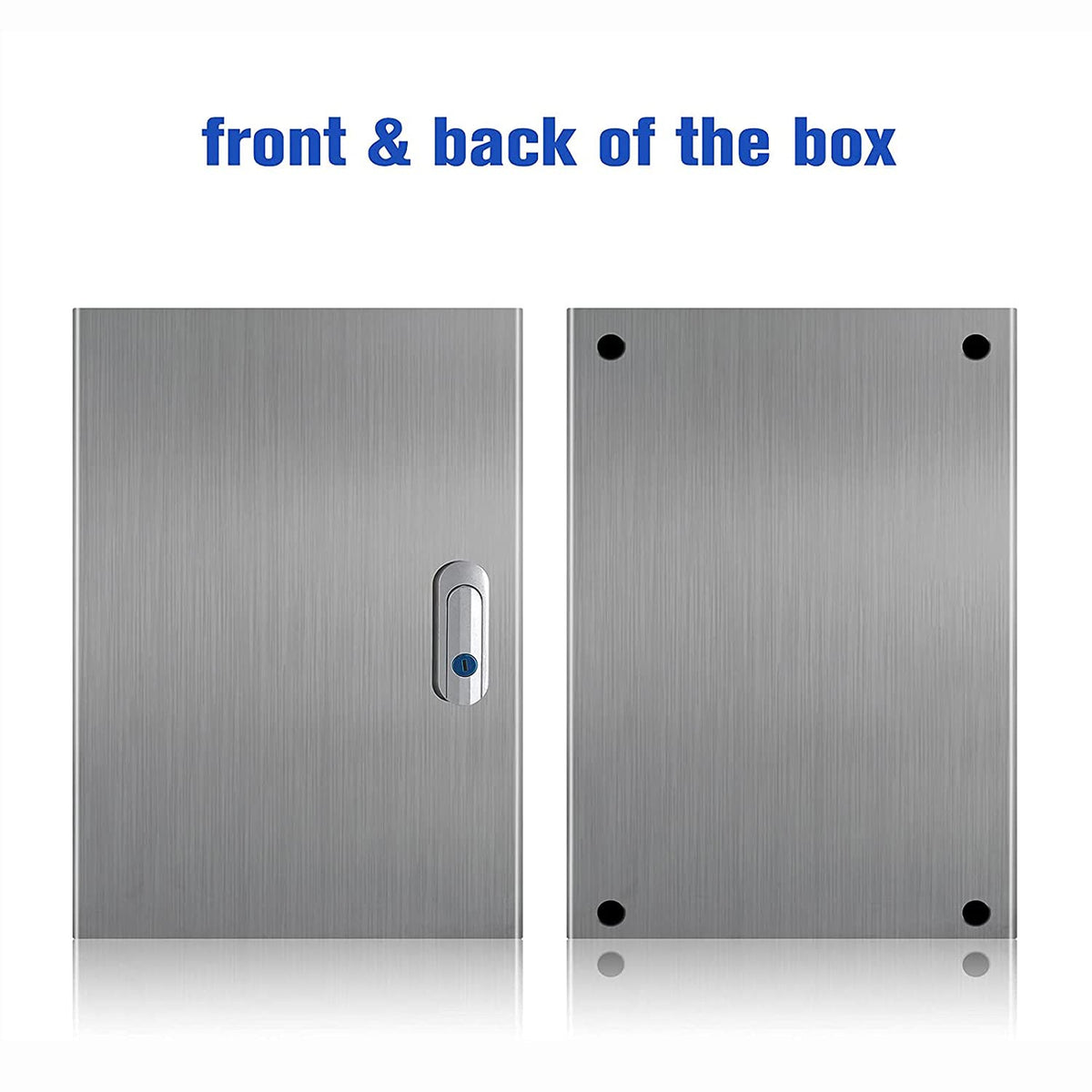304 Stainless Steel IP65 Waterproof Junction Box with Lock Y273
