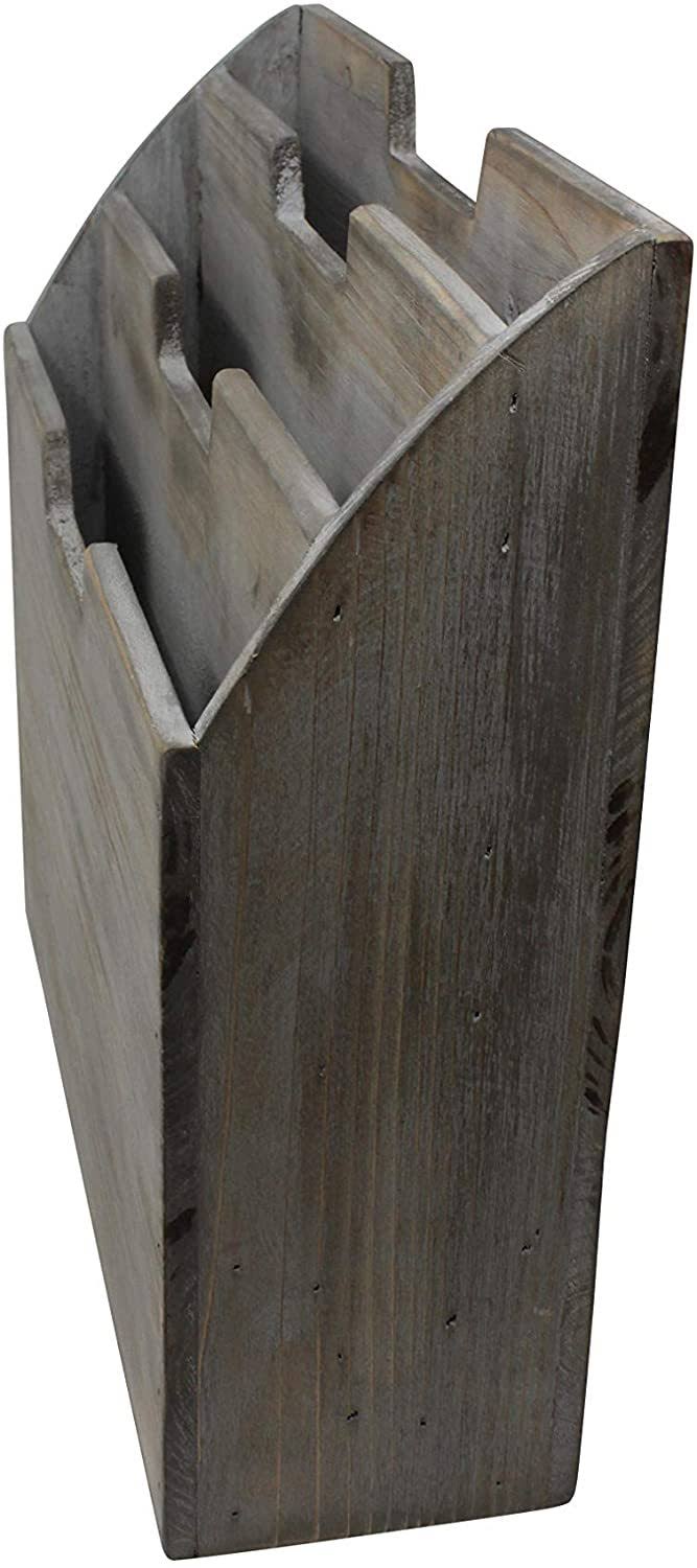 Wooden Office Desk Organizer and Paper File Holder E380330