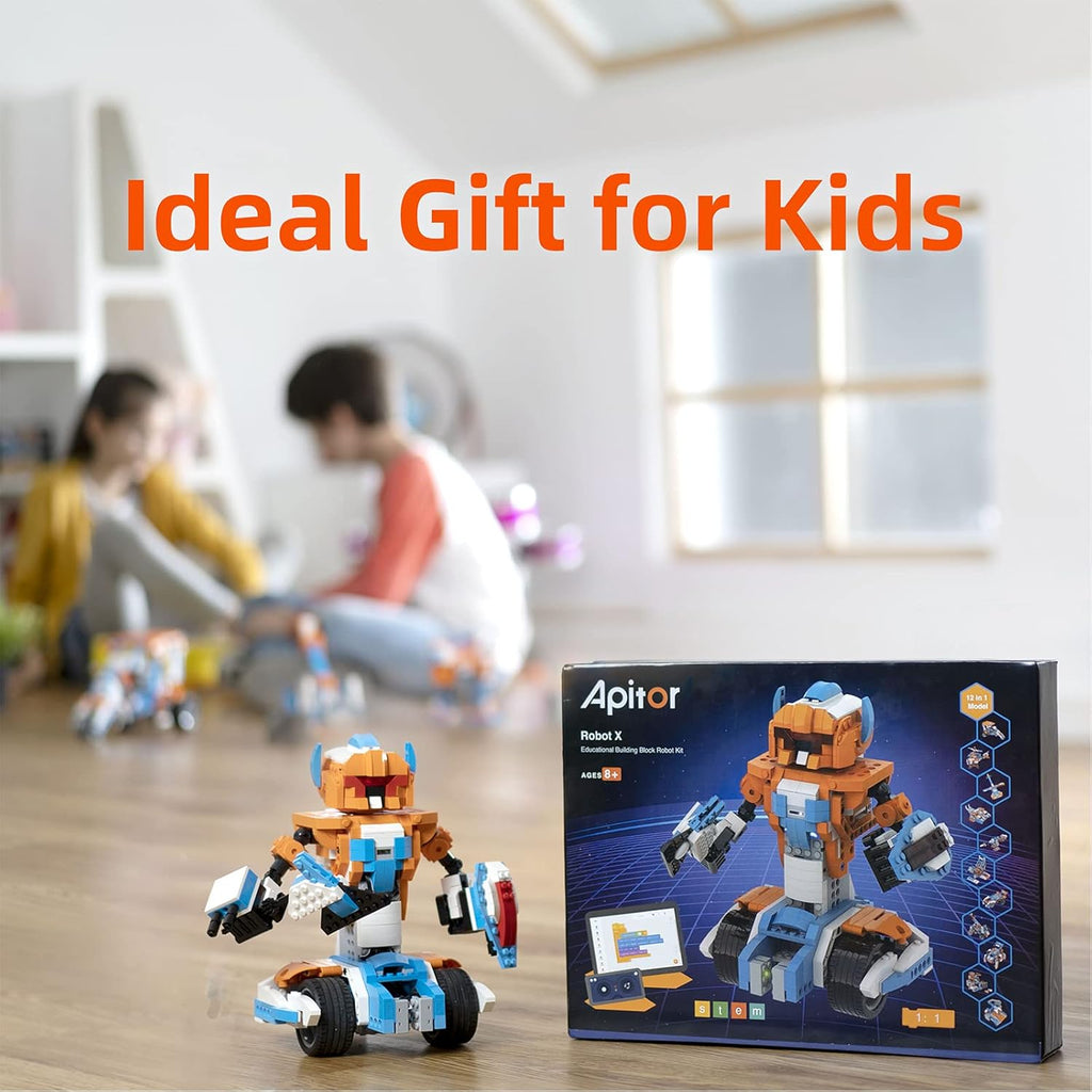 12-in-1 Coding Robot Stem Learning Toys Building Blocks D76774