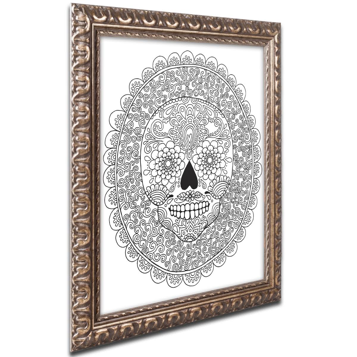 Gold Ornate Frame 11x14-Inch Art S240217