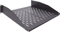 2U 19-Inch Vented Rack Mount Cantilever Server Cabinet Shelf Black V396347