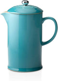 Teal Stoneware Cafetiere with Metal Press 750 ml U37666