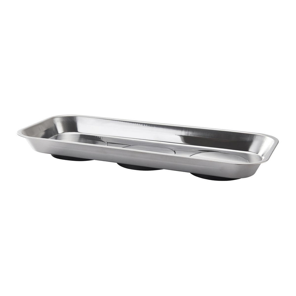 14-1/8 in. x 6-1/4 in. Magnetic Stainless Steel Parts Tray V327