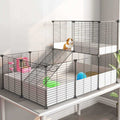 Guinea Pig Cage with Waterproof Plastic Bottom V736