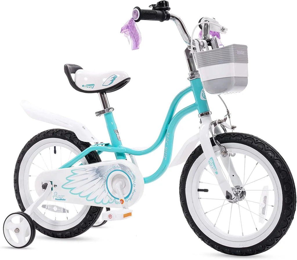 Red 14 Girl's Bicycle with Training Wheels and Basket L416909