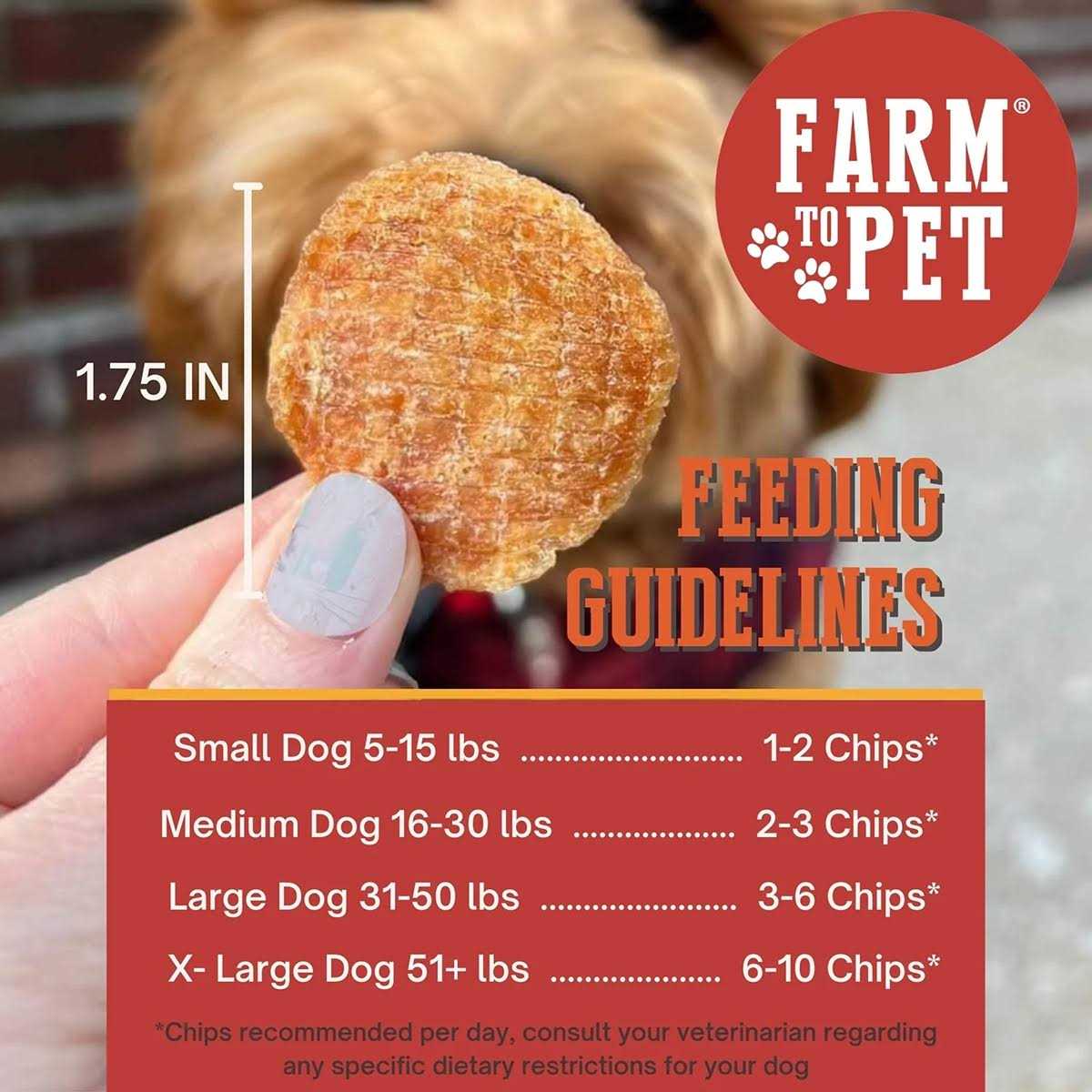 Turkey Chips Dog Treats A520