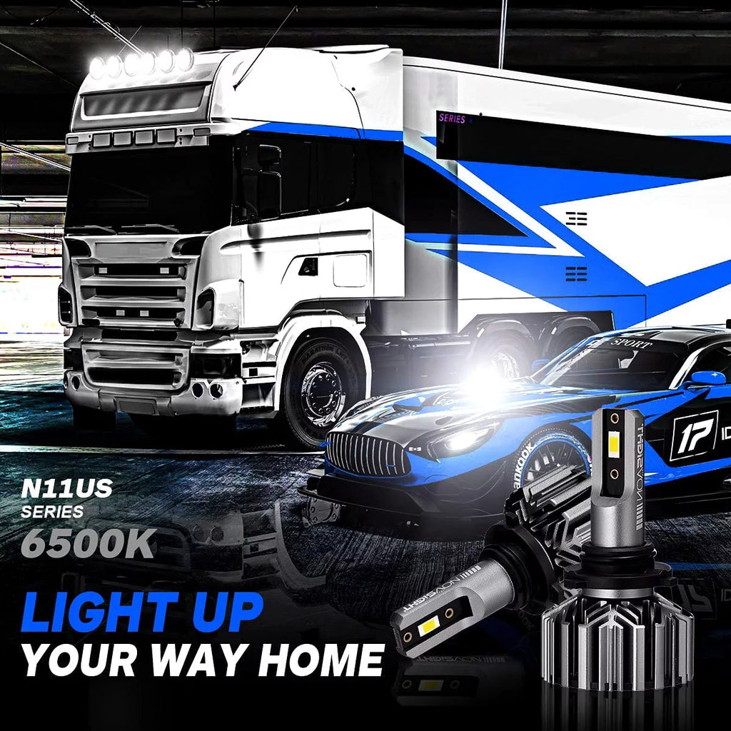 9005 HB3 LED Headlight Bulbs 6500K Cool White Pack of 2 G4757