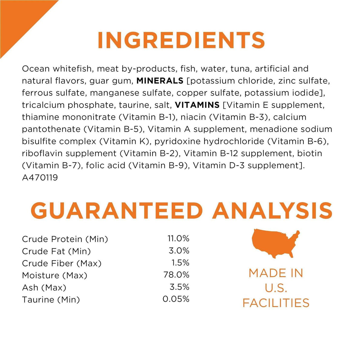 Grain Free Pate Wet Cat Food U42776