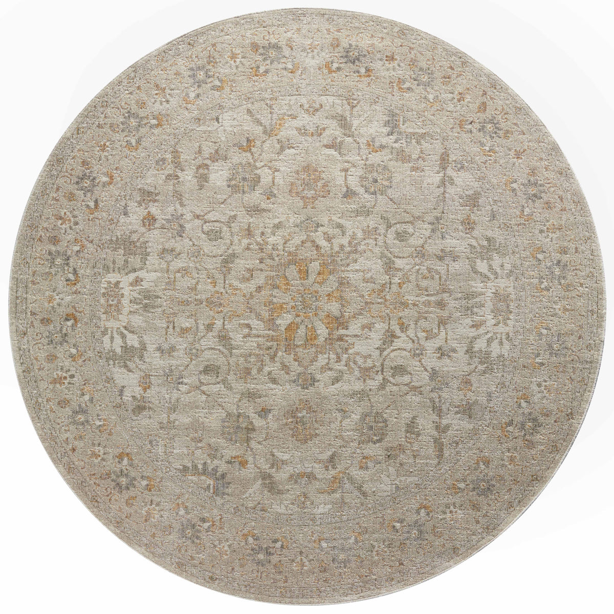 Ivory Natural Rug 3'2 x 3'2 W4591