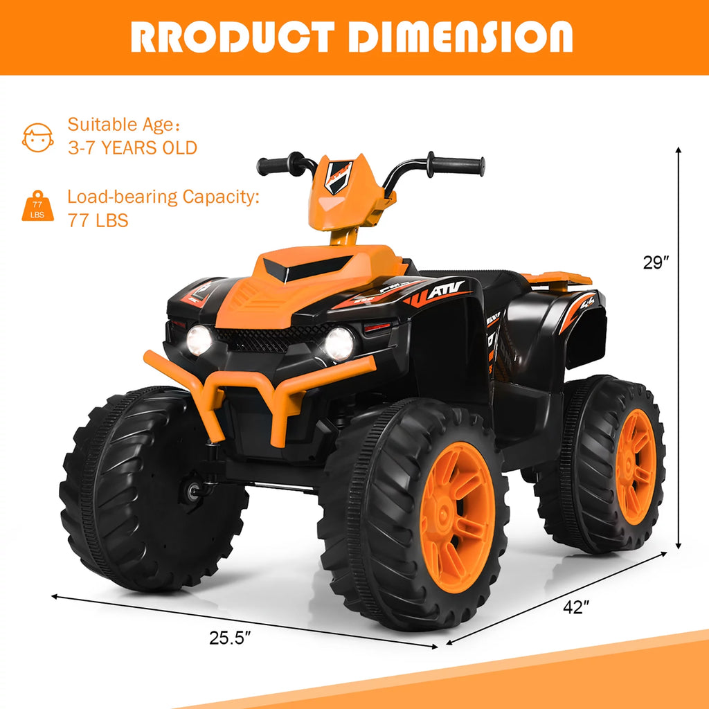 12V Kids 4-Wheeler ATV Quad Ride On Car S191
