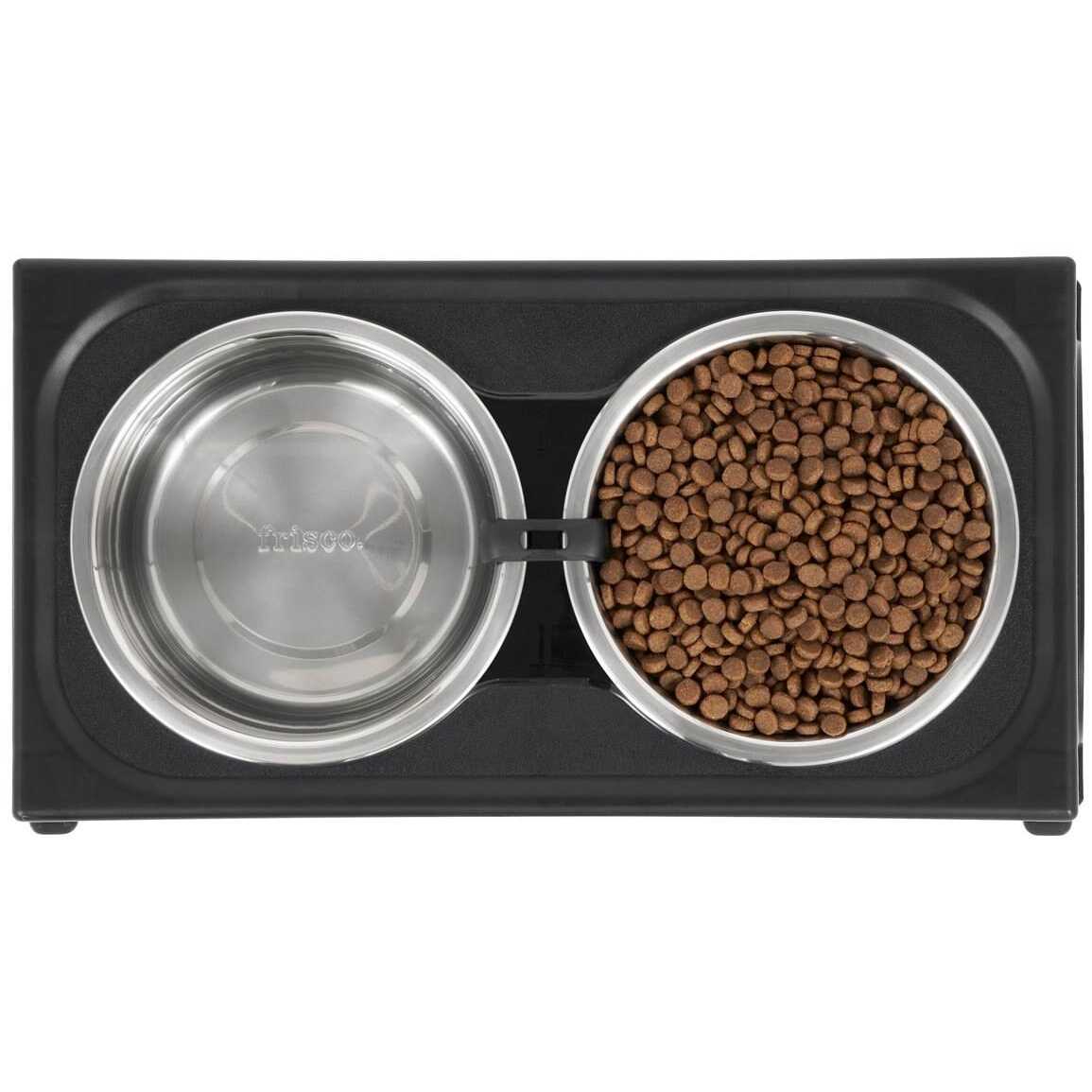 Stainless Steel Bowls with Elevated Holder D968590