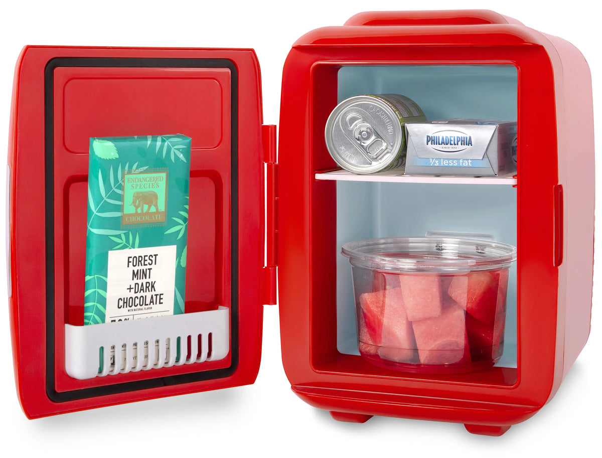 White 4-Liter Portable Cooler/Warmer Mini Fridge D926500