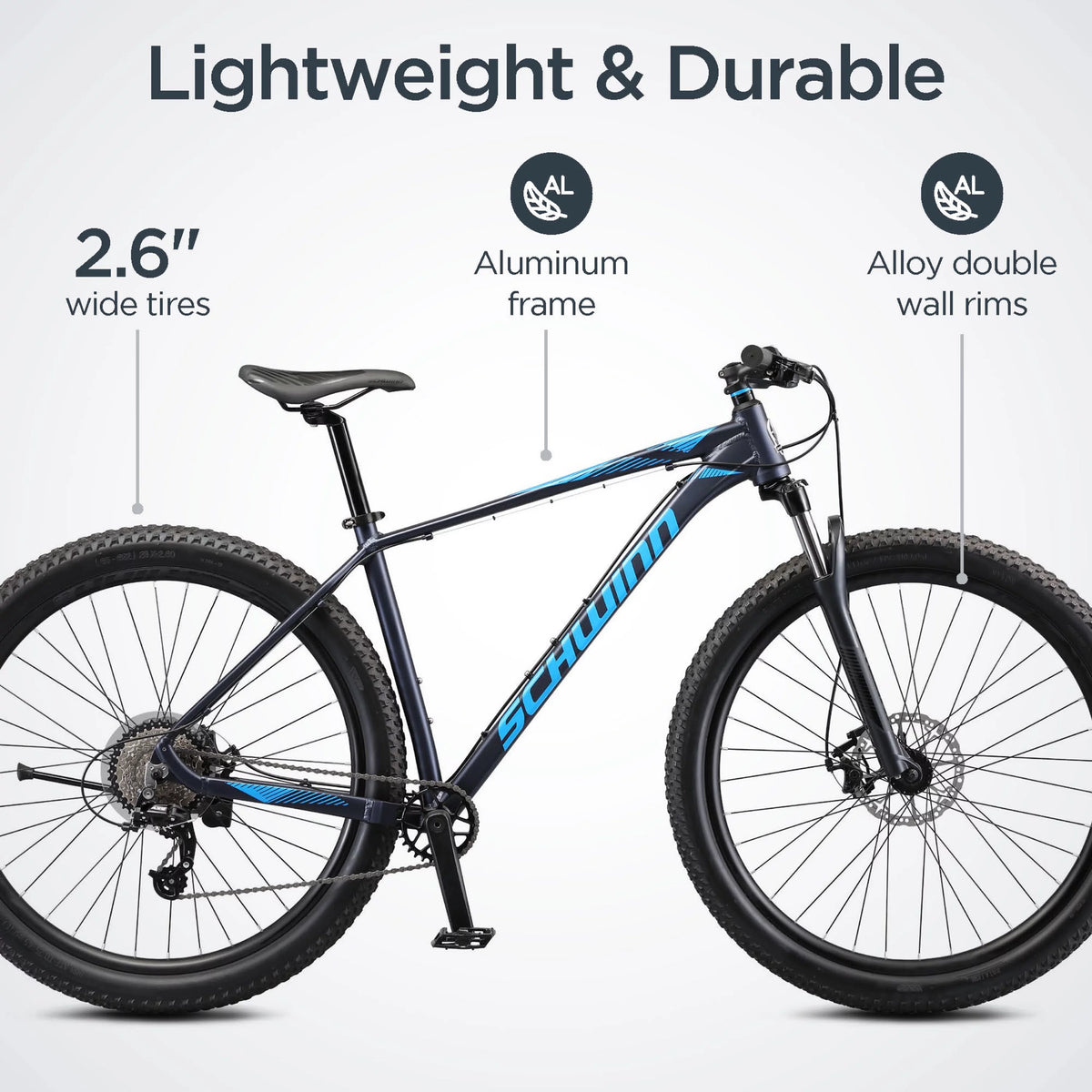 29 Mountain Bike, 19-in Frame, 8 Speeds, Black A454749