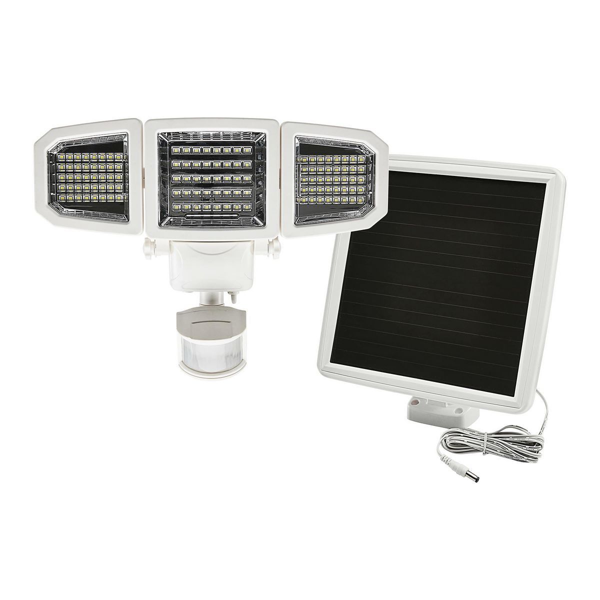 2850 Lumen Triple Head LED Solar Security Light L60789