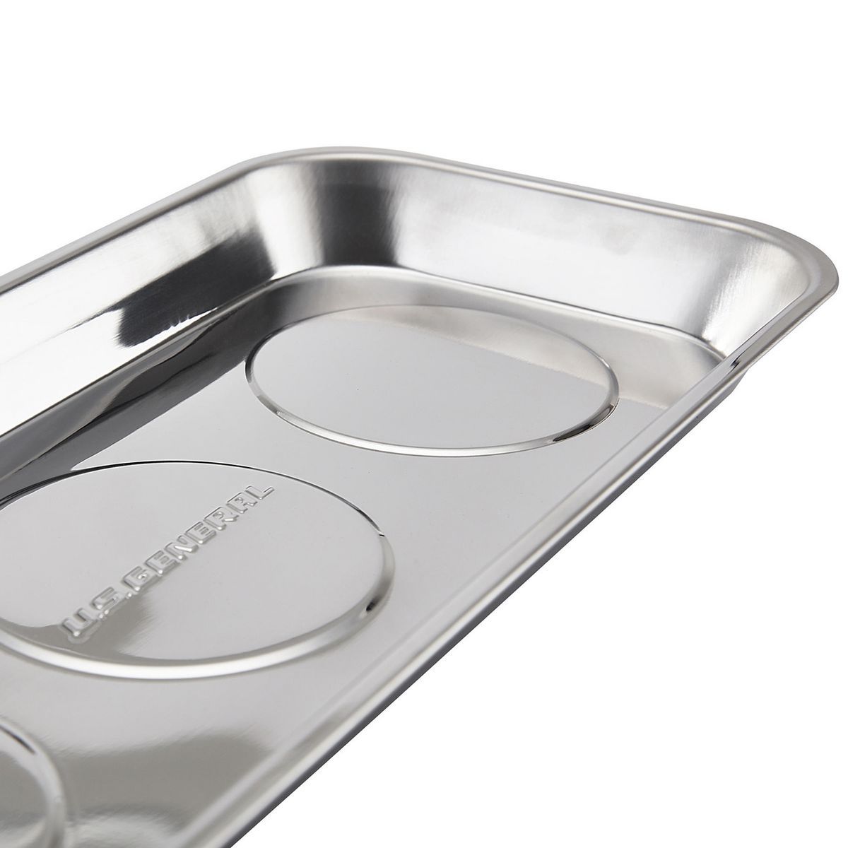 14-1/8 in. x 6-1/4 in. Magnetic Stainless Steel Parts Tray V327