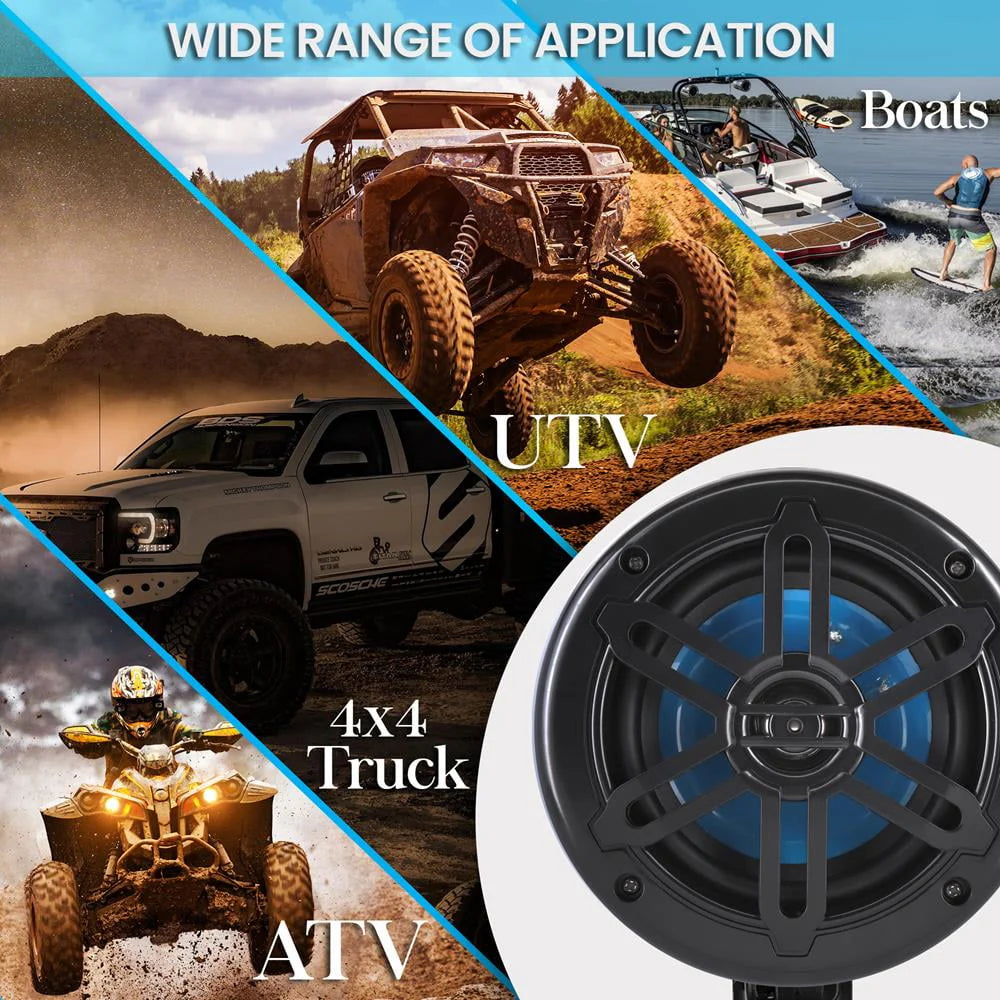 5.25” Waterproof Off-Road Speakers T878423
