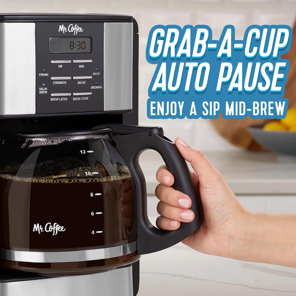 12 Cup Coffee Maker with Decaf Function Q253720