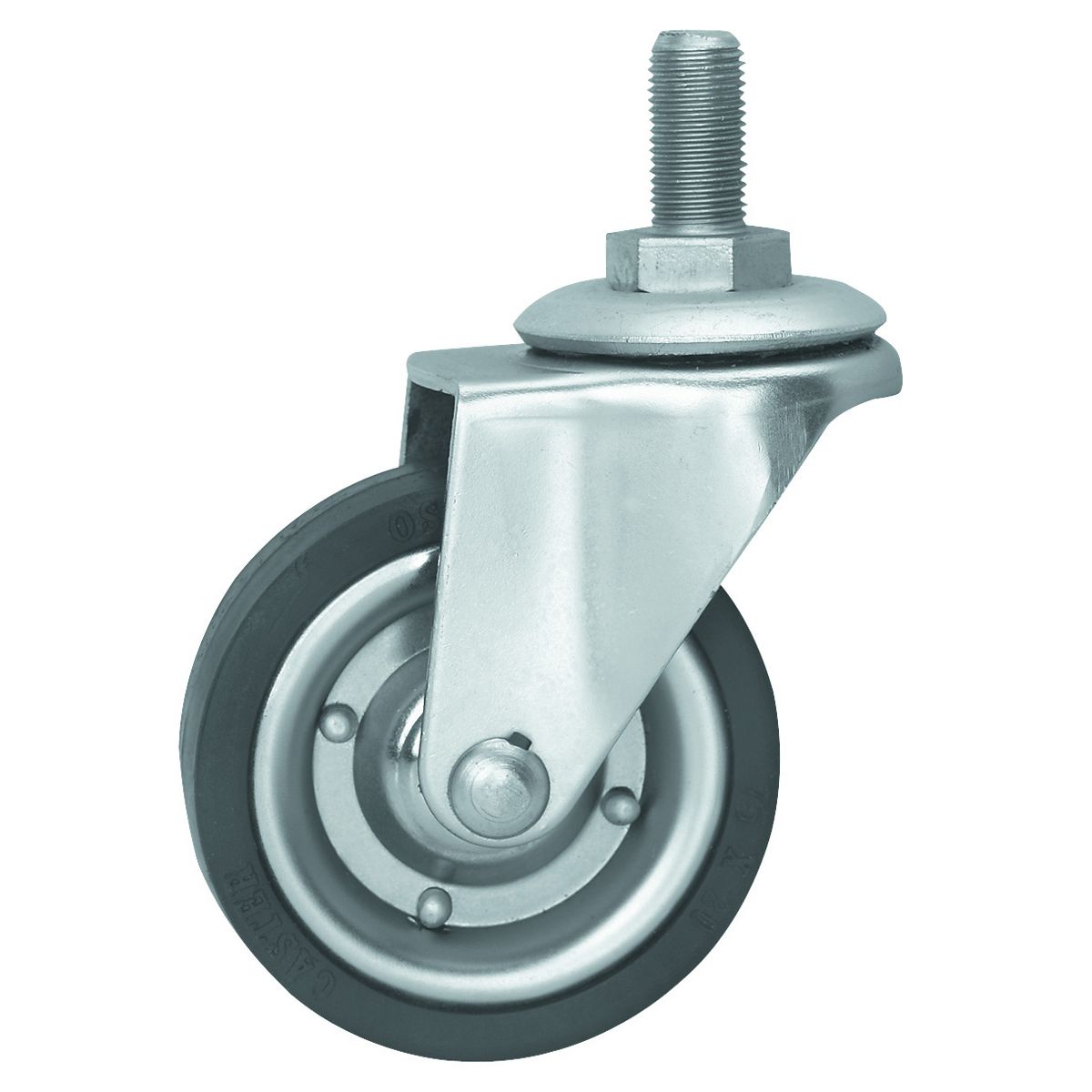 3 in. Rubber Swivel Caster V64603