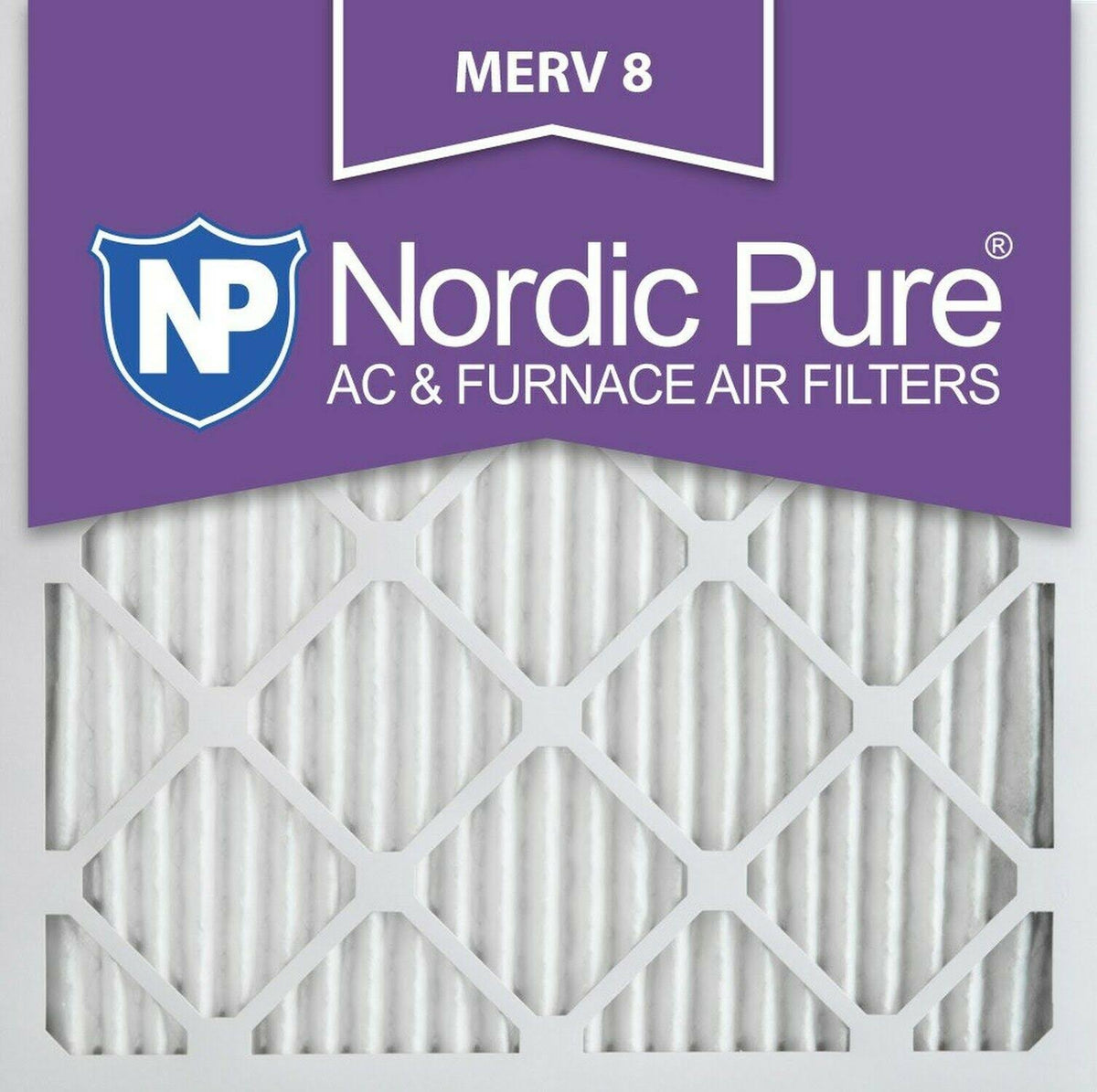 20x20x1 MERV 8 Pleated AC Furnace Air Filters 6 Pack D88718