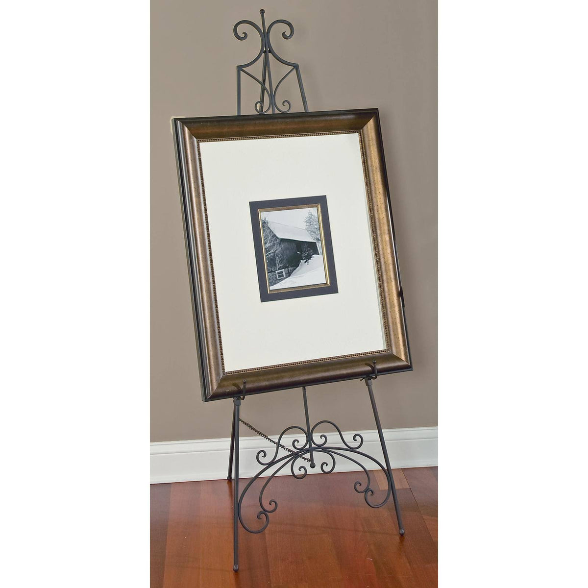Black Metal Floor Easel E19686
