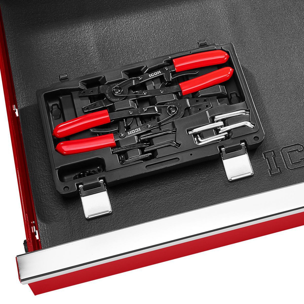 Ratcheting Retaining Ring Pliers Set with Replaceable Tips, 2-Piece X11769