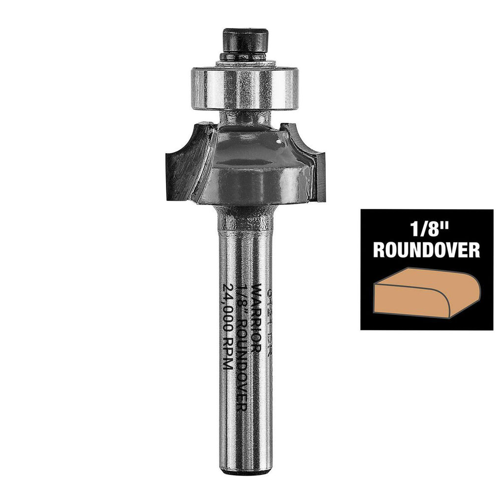 Roundover Router Bit Set, 4-Piece W959396