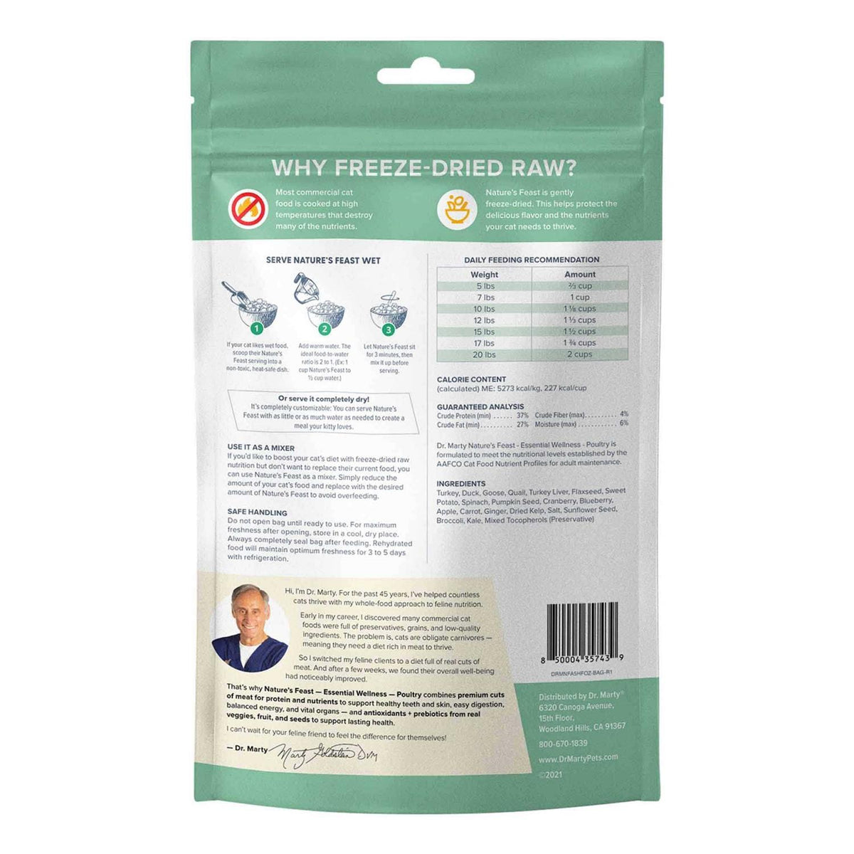 Freeze Dried Raw Cat Food U9429
