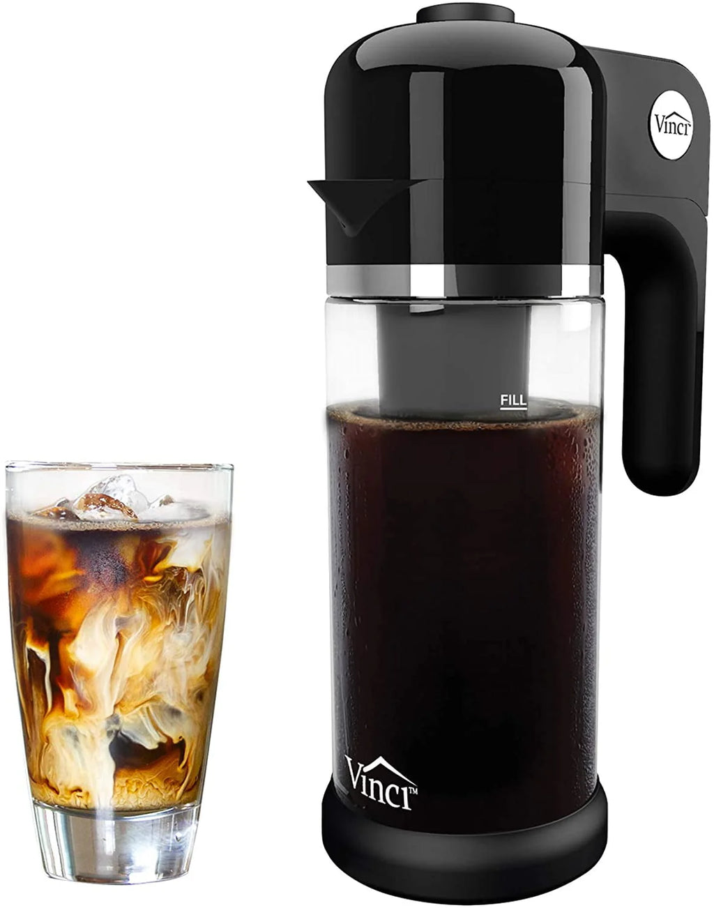 Electric Cold Brew Coffee Maker with Borosilicate Glass Carafe K254