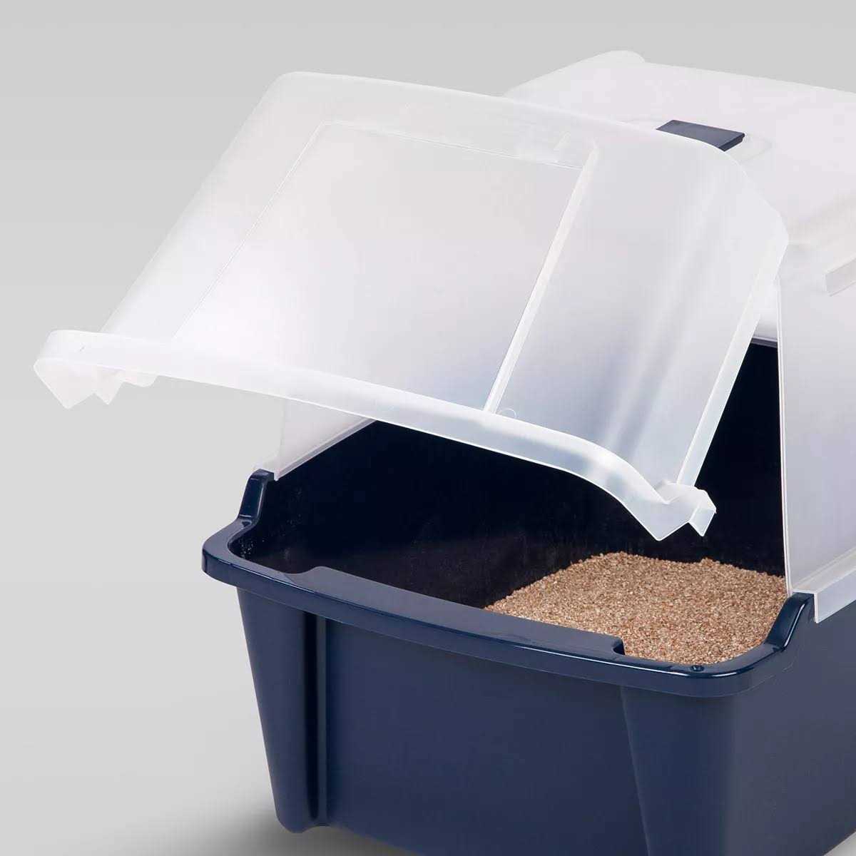Litter Box with Grate and Scoop N582538