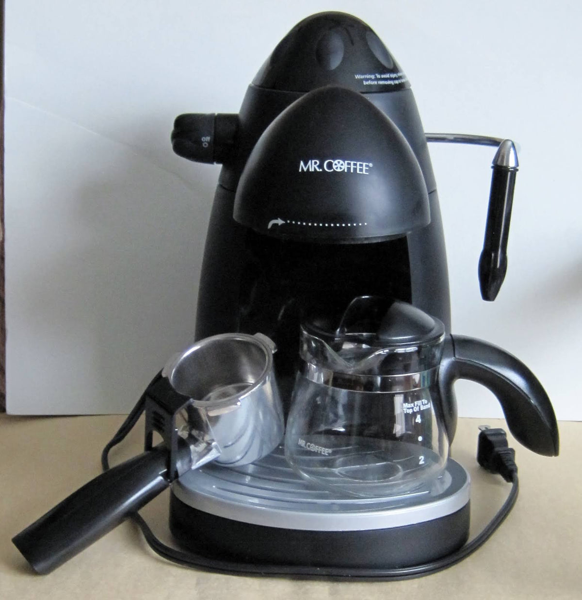 Black Steam Espresso Maker A762113