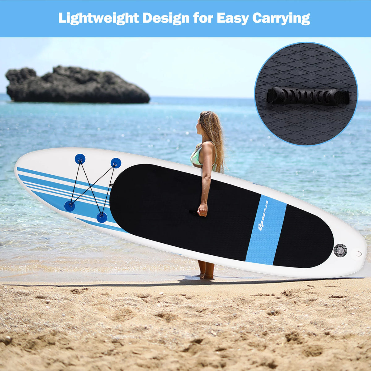 10' Inflatable Stand Up Paddle Board W432398