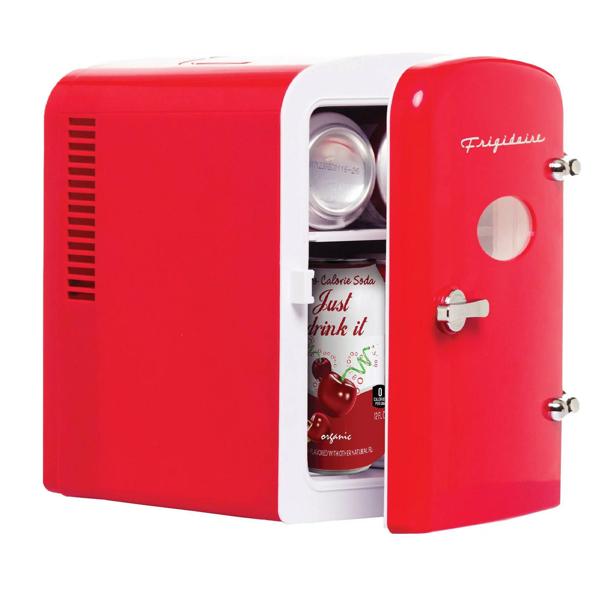 6-Can Mini Beverage Fridge Red E8819