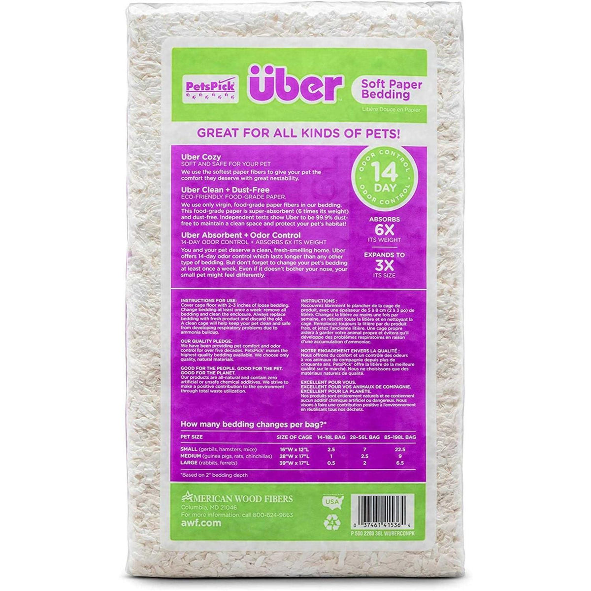 Uber Soft Paper Pet Bedding E73715
