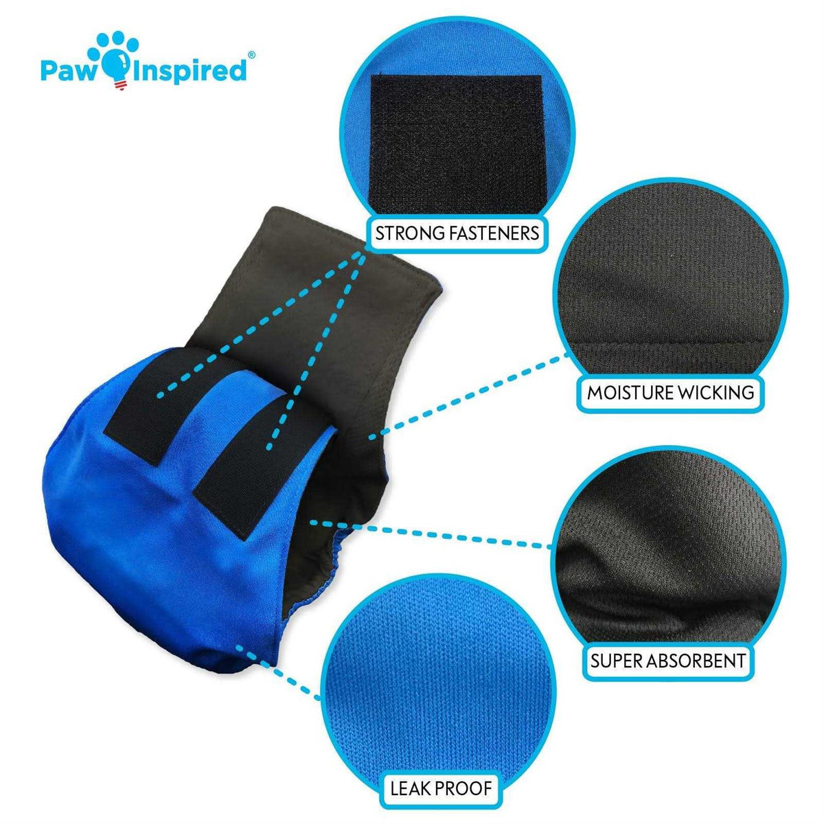 Washable Dog Belly Band Y351394