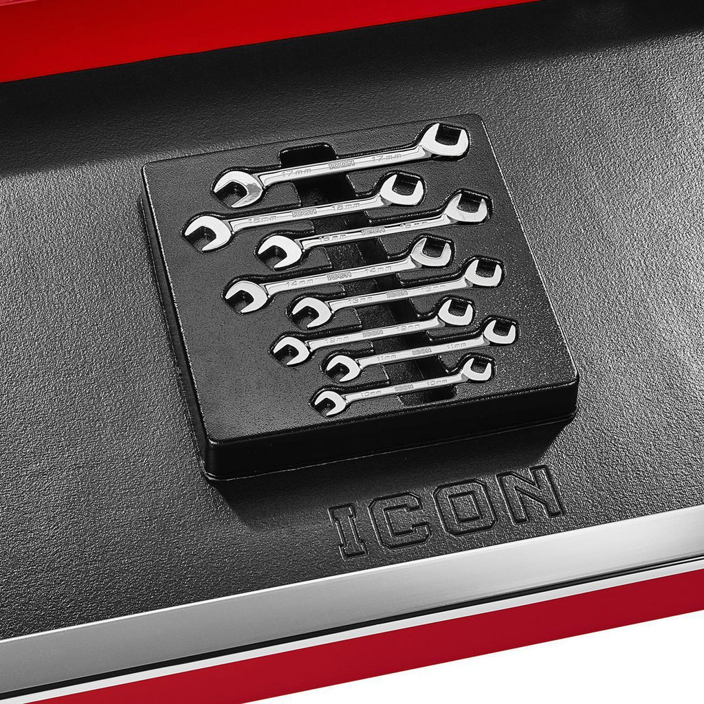 8-Piece Metric Angled Open-End Wrench Set L5346